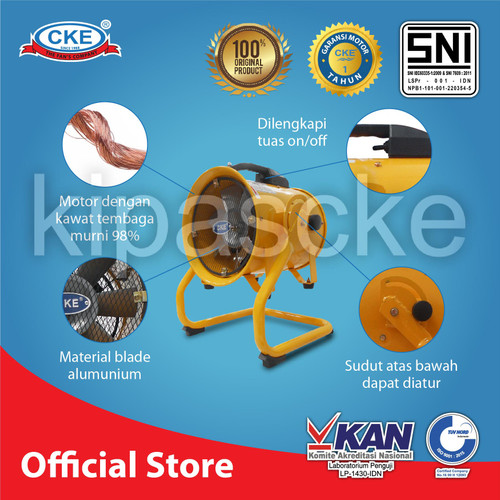 CKE Portable Ventilator PV-S10 32 10 Inch Ventilator Blower Kipas