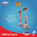 Exhaust Fan BBQ 4 inch TANPA BLOWER WARNA COPPER Imatsu's Barbecue