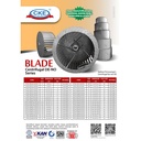 SPARE PART FAN WHEEL STEEL 4#ALUR KIRI DE-400 4#