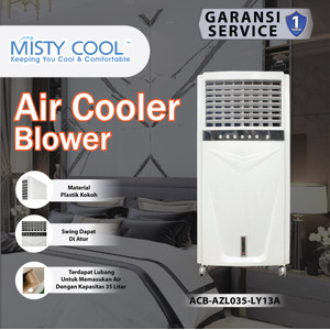 Misty Cool Air Cooler Blower AZL035-LY Penyejuk Ruangan Rumah Sejuk