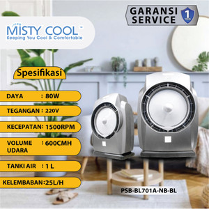 Misty Cool Air Cooler Blower BL701A-NB Penyejuk Ruangan Rumah Sejuk