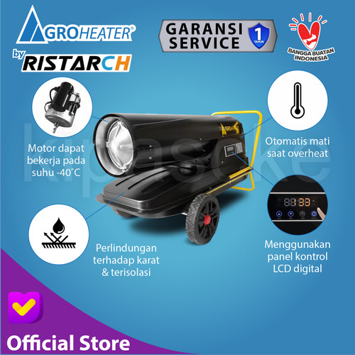 DIESEL AIR HEATER 220-240V, 60KW, 340W PEMANAS KANDANG AYAM