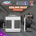 EXHAUST CEILING KTD-12A BALL BEARING 8 INCH 40W PLAFON RUMAH
