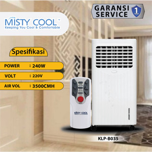 AIR COOLER MISTYCOOL KLP-B035 220V 240W KIPAS PENYEJUK UDARA