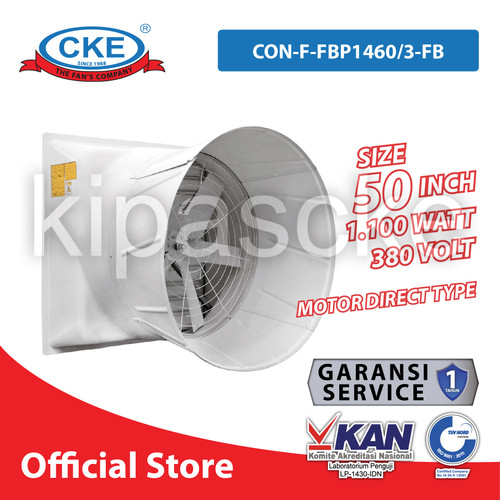 KIPAS CONE FAN 50" 3 Phase 1.1KW Alat Ternak Ayam Unggas Kipas Kandang