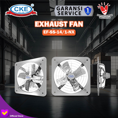 Exhaust Fan Stainless EF-SS-14/1-NX 14 Inch Kipas Angin Dinding