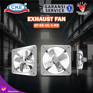 CKE Exhaust Fan Stainless EF-SS-16/1-NX 16 Inch Kipas Angin Dinding