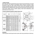EXHAUST FAN LOW NOISE CKE EFL-EX24/1 24INCH EKSOS DINDING
