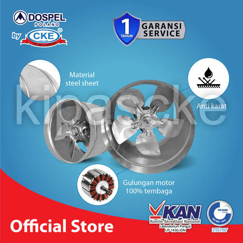 Dospel Duct Inline WK-WBO200 8 Inch Inline Fan Duct Blower Hisap