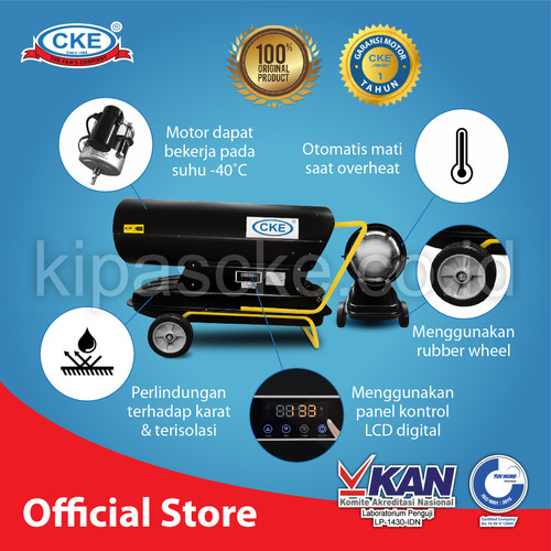 Pemanas Kandang Ayam Solar / Diesel – Heater Ristarch / Ristar – 50KW