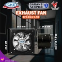 Hexos 8 Inch Wall Fan Duct Fan Exhaust Fan Exhaust Dinding