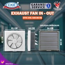 Ceiling Exhaust CKE EFIO-30B/ASB 12" Exhaust Dinding