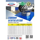 TURBIN VENTILATOR CKE TB-TG880-SS-NB-AS 34" VENTILASI ATAP