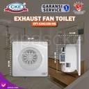 Exhaust Fan Toilet CKE EFT-KHG10B-NB 4 Inch Rumah Toilet Dapur Eksos