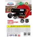 Air Heater CKE HTD-120KW-RS Pemanas Kandang Ayam Pemanas Ruangan Diese