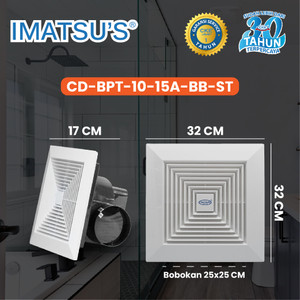Exhaust Fan Plafon Ducting 10 Inch Ball Bearing Exhaust Hemat Listrik