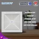 Exhaust Fan 10 Inch/ Hexos Plafon Ceiling Exhaust Kamar Mandi
