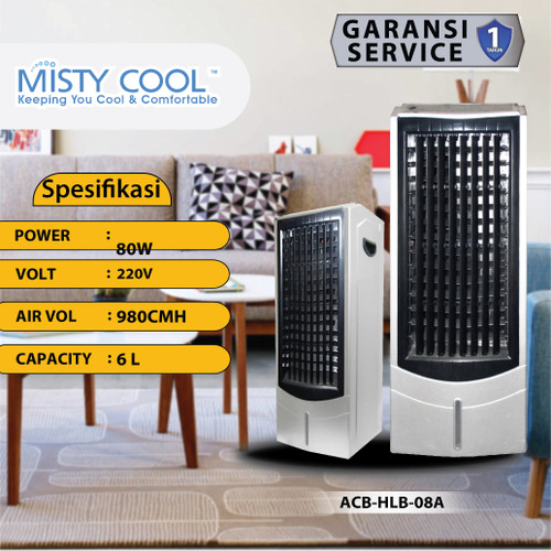 Air Cooler 6 Liter Penyejuk Udara Ruangan Dengan Remote Bergaransi
