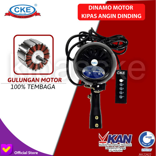 Wall Fan CKE WF-ECO-50-TH 20 Inch Kipas Angin Dinding Tembok - Motor
