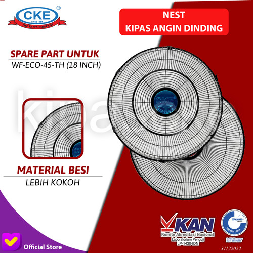CKE Wall Fan WF-ECO-45-TH 18 Inch Kipas Angin Dinding Tembok - Nest