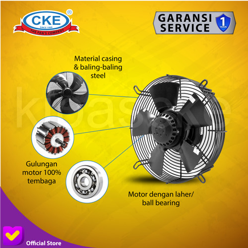 Kipas Condensor/Chiller Fan 10 Inch Axial Fan Condensor Cooling Fan