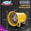 Portable Ventilator / Blower / Exhaust 8 Inch Kipas Blower Industri
