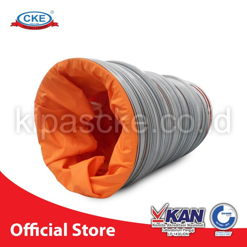 Selang Portable Ventilator 10 Inch 5M Flexible Hose Exhaust Steel Clip
