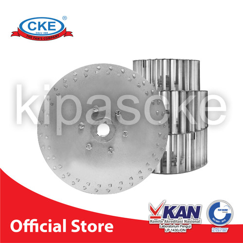 Sirocco Blade Alur Kanan Galvanis 190MM 7.6 Inch Galvanized Fan Wheel