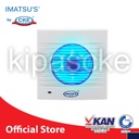 Exhaust Fan Penghisap Udara Wall Tembok 6 Inch Dengan Led