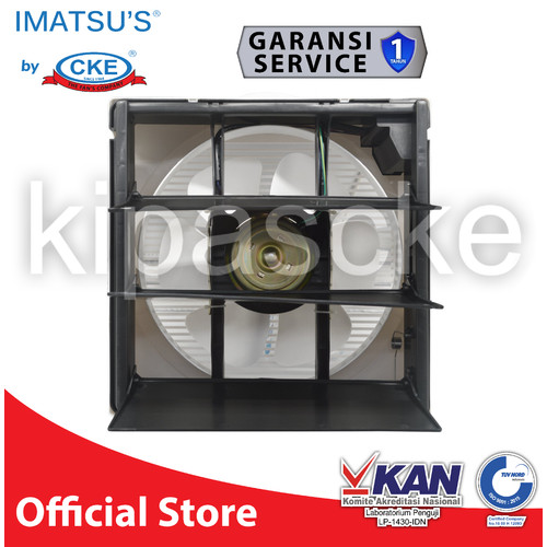 Exhaust fan/Hexos Dinding (12 INCH) Dengan LED Exhaust In Out