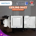 Exhaust Fan Plafon 10 Inch Penghisap Udara Hexos Plafon Ducting