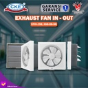 Wall Exhaust/Hexos/Heksos Fan Dinding 10 Inch CKE