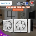 Exhaust Fan Dinding 6 Inch Wall Fan Hexos Dinding Hemat Listrik