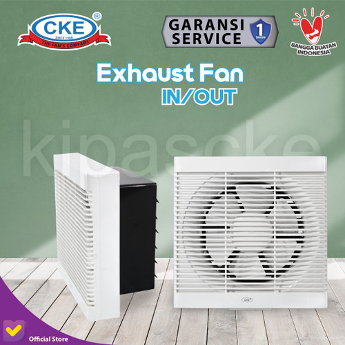 Wall Exhaust Fan Dinding 8" Hexos/Heksos Tembok CKE In Out Bergaransi