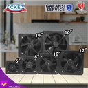 Exhaust Fan Drum Blower 8 Inch Kipas Booster Duct Fan External Rotor