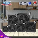 Exhaust Fan Drum Blower 14 Inch Kipas Booster Duct Fan External Rotor