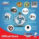 Kipas Angin Lantai 16" Inch Swing Kipas Angin Tornado Floor Fan Besi