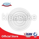 Round Diffuser AC 14" Inch Putih Diffuser Bulat Grill Plafon Ducting
