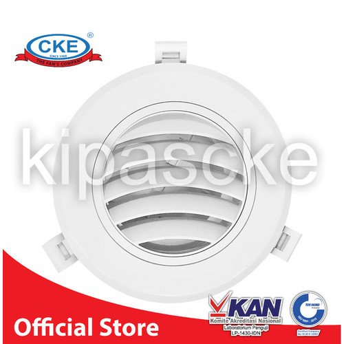 Ceiling Round Air Grill 6" inch penutup inline duct 6" inch