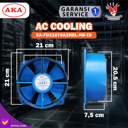 Axial Fan / Kipas Pendingin Mesin Las 8 Inch 220V VAC Kipas Travo Las