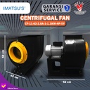 Centrifugal Fan Blower Keong 1.1KW 1.5HP 220V Kipas Hisap Sirocco
