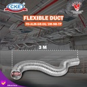 Aluminium Selang Flexible Ducting Semi Rigid 6" Inch 15 CM - 3 meter