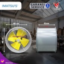 Drum Fan Blower Tabung 32 Inch 380V Ball Bearing Kipas Blower Gedung