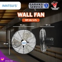 Kipas Angin Dinding Wall Fan 18" Inch 45 CM Kipas Tornado Baling Besi
