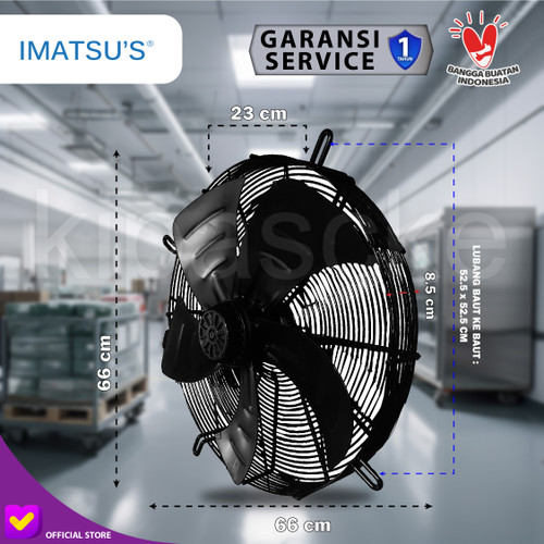 Axial Fan 25 Inch 380V Fan Condensor Fan Chiller Kipas Condenser 25"