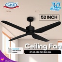 Kipas Angin Baling Baling Dekorasi Plafon 52 Inch Remote Ceiling Fan