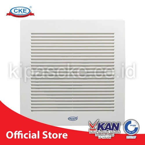Exhaust Fan Plafon LED 10" Hexos Plafon Ceiling Exhaust Led
