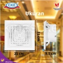 Grill Plafon Kotak 6 inch Diffuser Plafon Kotak 6 inch 4 Way