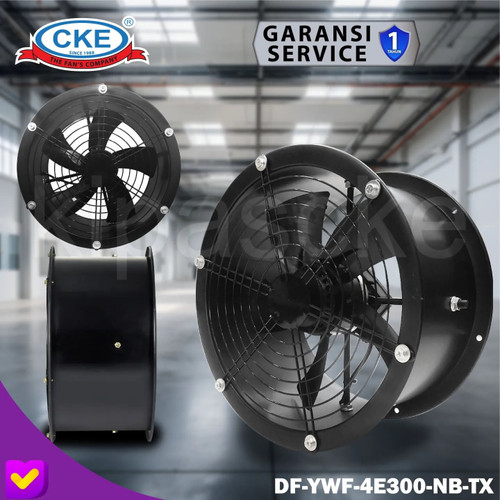 Drum Fan Blower External Rotor 12" Inch Kipas Axial Blower Tabung 12"