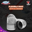 Aluminium Selang Flexible Ducting Pipa Exhaust Fan 5" Inch 10 Meter